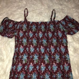 KONTROL size small floral shirt!